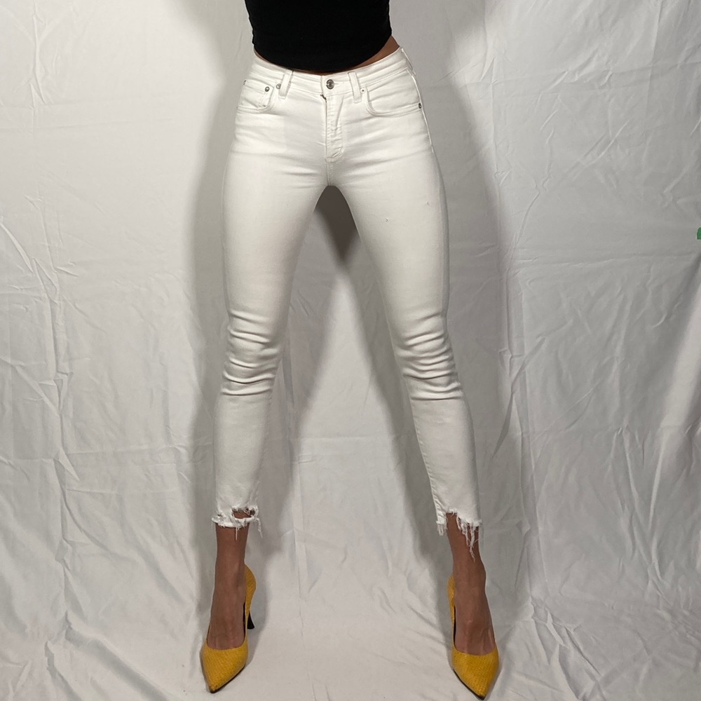 AGOLDE jeans in white skinny fit
